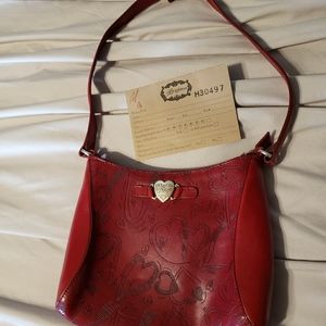 Brighton Red Heart Shoulder Bag